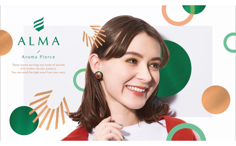 ～香りを、着飾る～ 　ALMA Aroma Pierce アクセサリー ピアス 