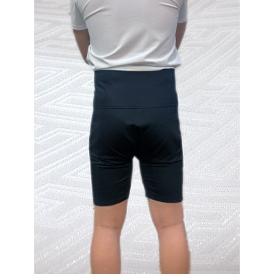 【糸よし】腹当兼用ズボン型半股引 (黒)LLサイズ【1696755】