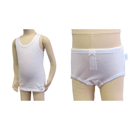 
                  Fleepガールズインナー　ミルクセット（タンクトップ）1セット ／ 綿100％ キッズ 肌着 下着 アンダーウェア 日本製 埼玉県 No.527
                