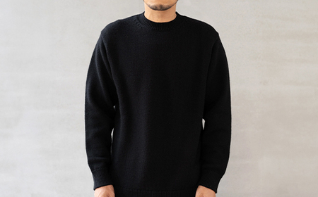 A1 : A SWEATER IS ORDINARY NAVY ネイビー カシミヤセーター 服 洋服 ユニセックス メンズ レディース ブランド 数量限定 山形県 山辺町 サイズ2 yt-soxxn2