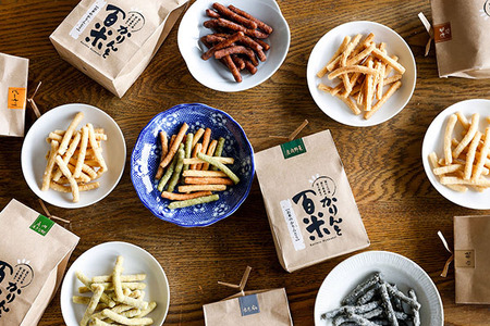 かりんと百米 1袋 庄内野菜 かりんとう 野菜 庄内産米100％ 米菓 米油 おやつ お菓子