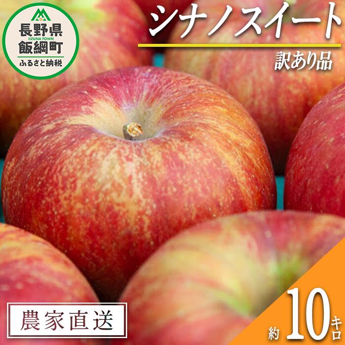 【ふるさと納税】 りんご シナノスイート 訳あり 10kg マルカズりんご農園 沖縄県への配送不可 令和7年度収穫分 長野県 飯綱町 〔 傷 不揃い リンゴ 林檎 果物 フルーツ 信州 長野 18000円 予約 農家直送 〕発送時期：2025年10月上旬〜2025年11月上旬