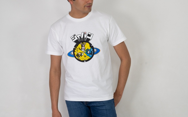 伊賀市 マンホールTシャツ 白【Sサイズ】 【jnud0001-1】