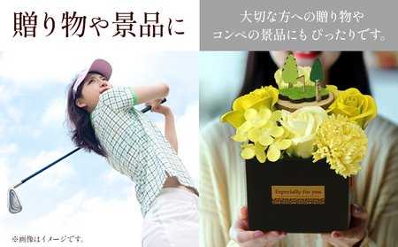フレグランスフラワー ゴルフアレンジ タイプS 　花