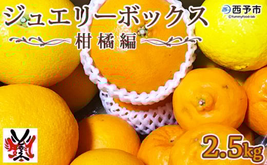 愛媛県明浜産　ジュエリーボックス（柑橘編）2.5kg【１月配送】