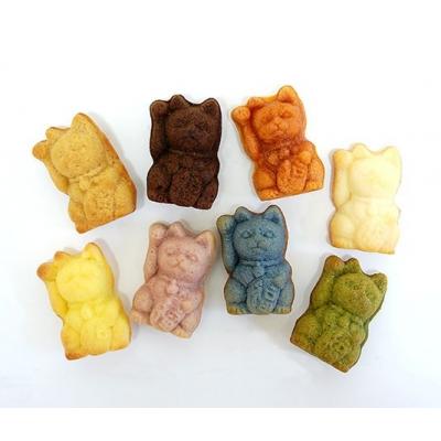 ふるさと納税 岐阜県 【岐阜のお菓子とお茶】かりんとう&招き猫マドレーヌ&マカポン&自然栽培のお茶セット |  | 02