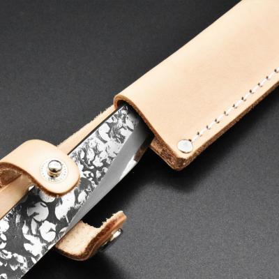 ふるさと納税 三条市 [山人] キャンプ切り出しナイフ 8分ロング 本革ケース付 【050S005】 |  | 03