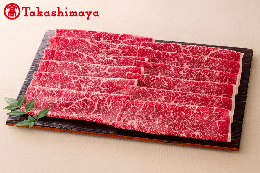 (4月発送分)黒毛和牛「別海和牛」モモ肉600g すき焼き・しゃぶしゃぶ用【北海道別海町産】300g×2パック【高島屋選定品】