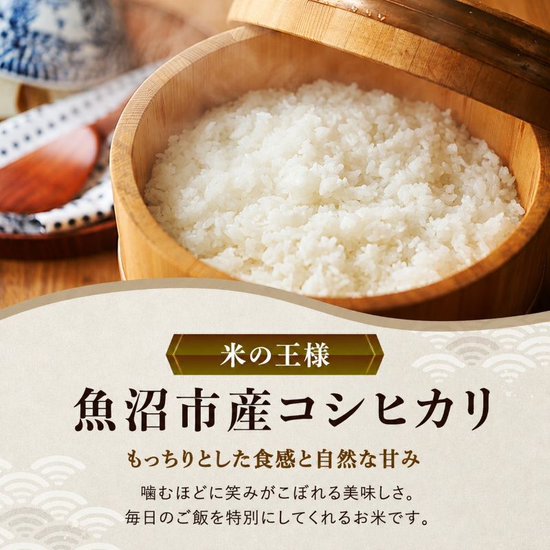 雪室貯蔵 魚沼産 コシヒカリ 無洗米 2.5kg 3ヶ月 連続お届け 