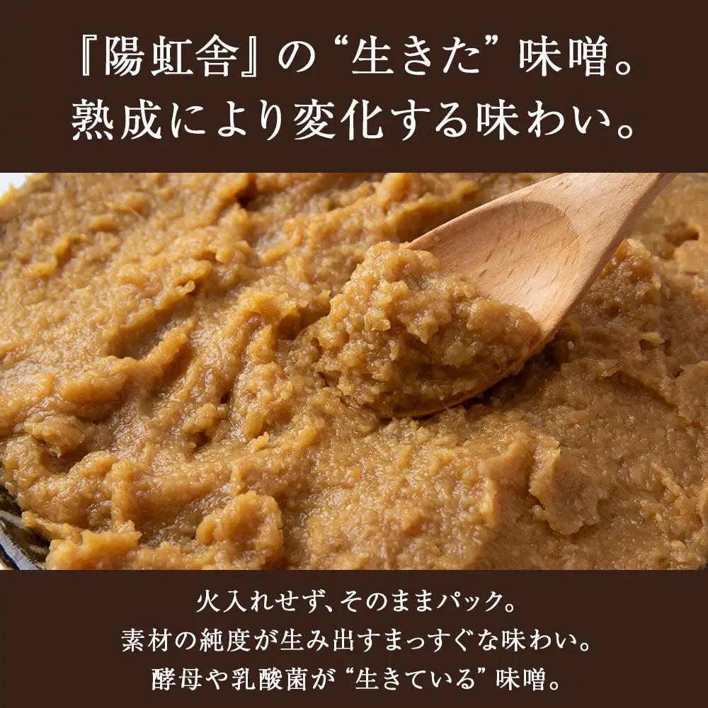 自然栽培 青大豆 手作り 味噌 500g×1　素材の力をそのまま熟成。