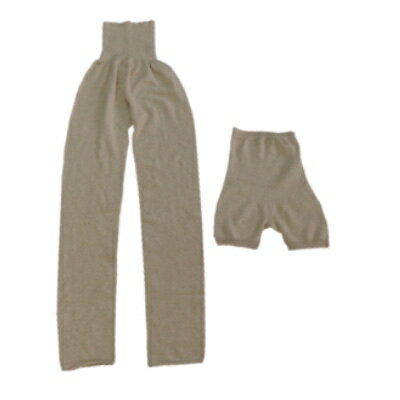 【ふるさと納税】日本製 オーガニックコットン ルームパンツ & 腹巻パンツ1分丈 ナチュラル (615-610)【1088675】