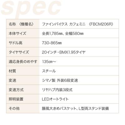 ふるさと納税 京都市 完成品でお届け!シティサイクル シマノ20インチ自転車(FBCM206R)【マットブラック(MK)】 |  | 03
