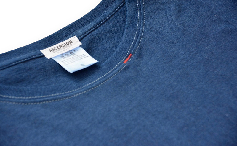 藍染めタイダイワイドTシャツ I  ASCENSION  黒部の名水染め　XL