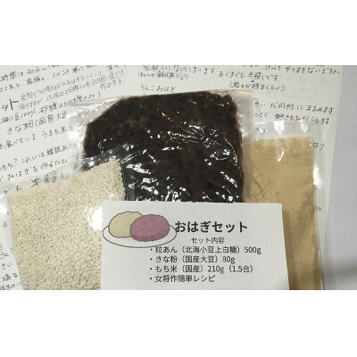 【ふるさと納税】おばあちゃんの味が再現できる手作りおはぎセット【1761811】
