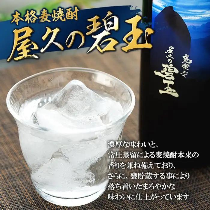 屋久の碧玉 720ml・三岳 900mlセット＜屋久島限定！麦焼酎「屋久の碧玉」＆芋焼酎「三岳」＞