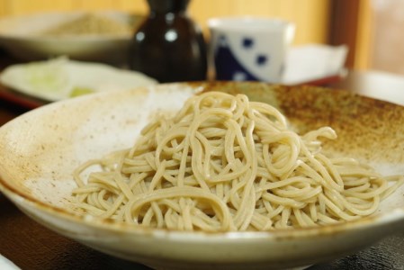 お蕎麦のコース料理食事券 2名様 ペアチケット 手打ちそば 白川郷 8割そば[S008]