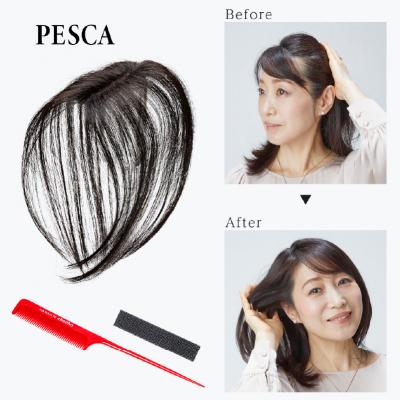 ふるさと納税 渋谷区 ヘアメイト チャチャ　ロングソフトブラック[ワンポイントウィッグ] チャチャテープ1本・専用コーム付 |  | 01