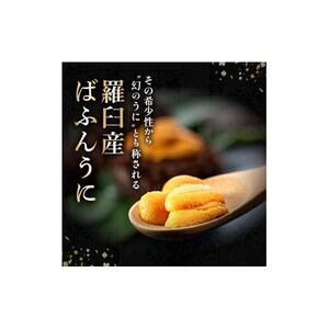 羅臼産 塩水うに（上） 200g（100g×2枚）うに