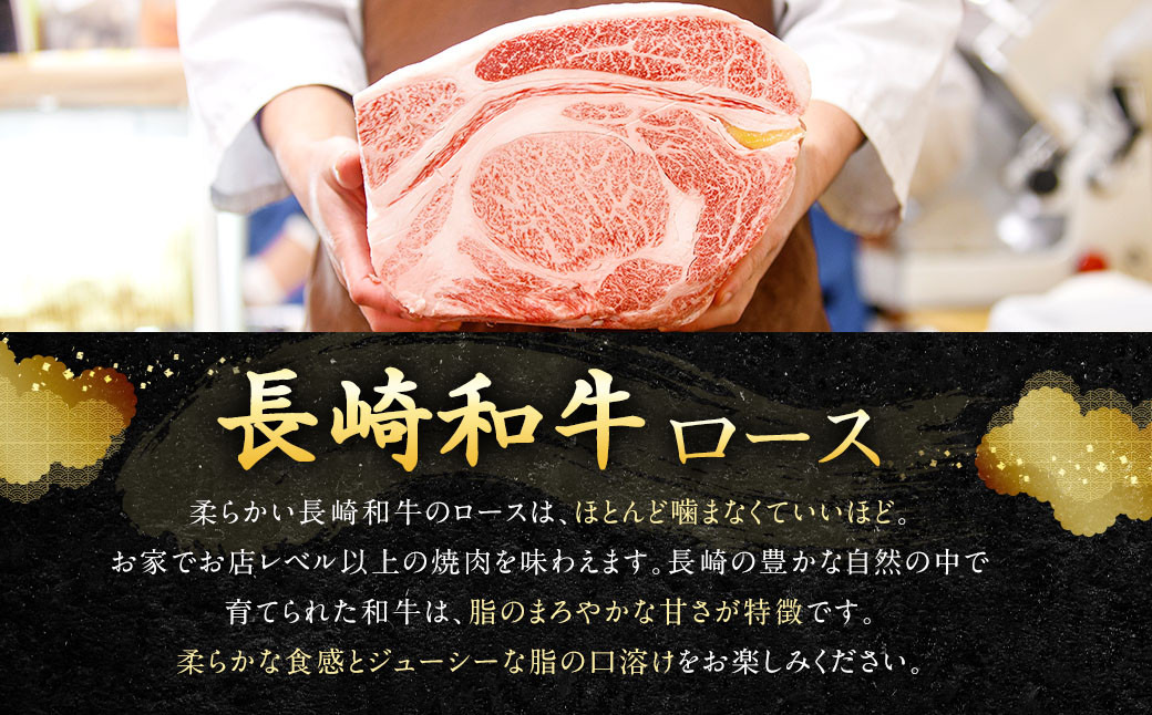 【全6回定期便】長崎和牛 焼肉 ロース 約500g ／合計3kg 国産 肉 お肉 和牛 長崎県 長崎市
