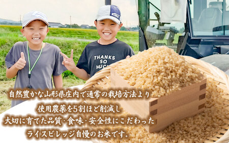 令和7年産 米どころ庄内産 ライスビレッジの雪若丸 玄米10kg K-7117