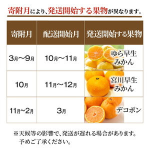 産地厳選三豊のフルーツ３回定期便　U_M64-0061