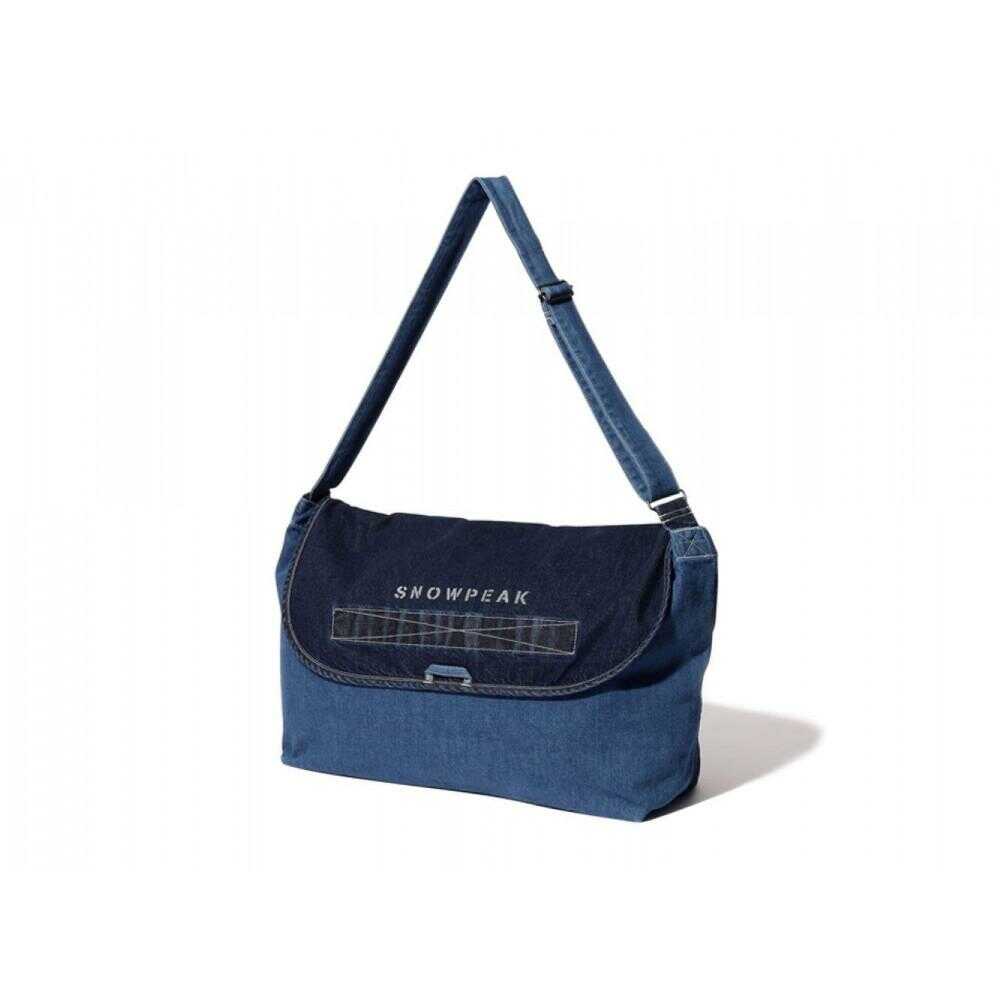 【ふるさと納税】バック FUKUYAMA Denim Shoulder Bag（カラー：IndigoEcru） 広島県福山市/株式会社スノーピーク バッグ ショルダーバック デニム レディース メンズ 斜めがけ[BACO010]