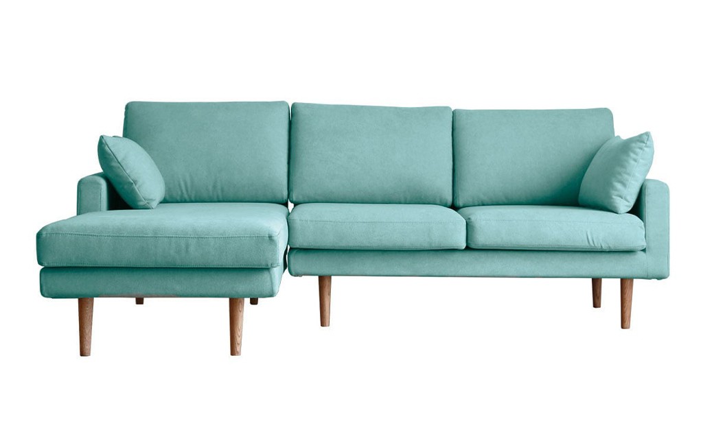 高野木工 LEO SOFA レオソファ カウチタイプシェーズロング（左肘）+2人掛け（右肘） ウォルナット脚【5年保証】