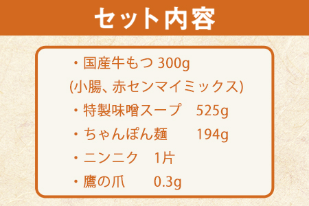 特撰博多もつ鍋 【あごだし味噌仕立て】 2～3人前 300g 独楽 送料無料 《30日以内に出荷予定(土日祝除く)》