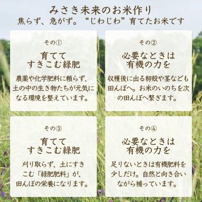 ふるさと納税 南相馬市 【令和8年産米 先行予約】にじのきらめき 玄米 5kg 令和8年産| 有機JAS米 米 みさき未来 |  | 01