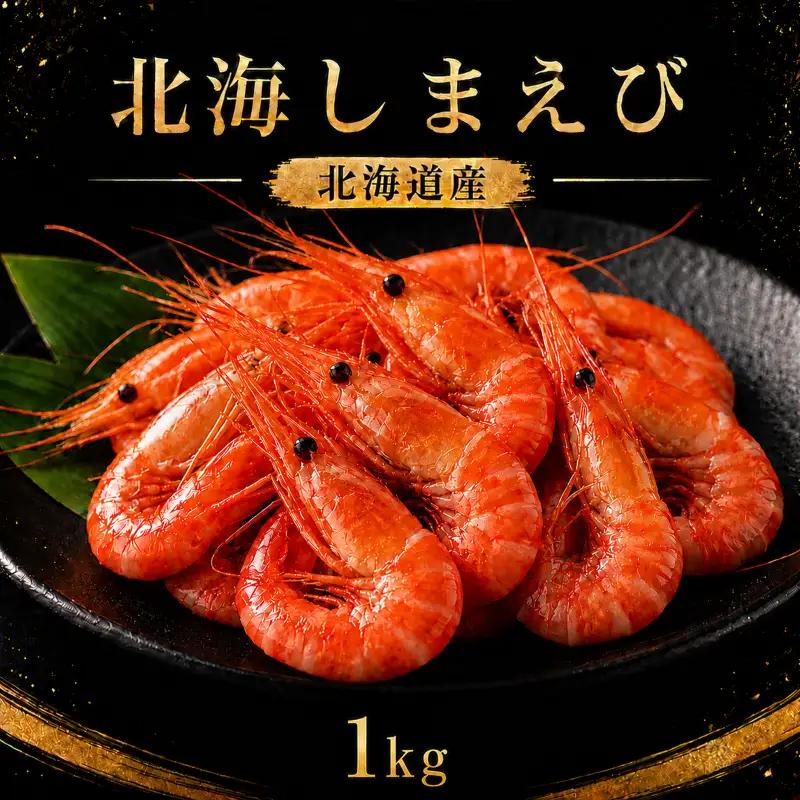 【北海しまえび】 大 1kg（500g×2） えび