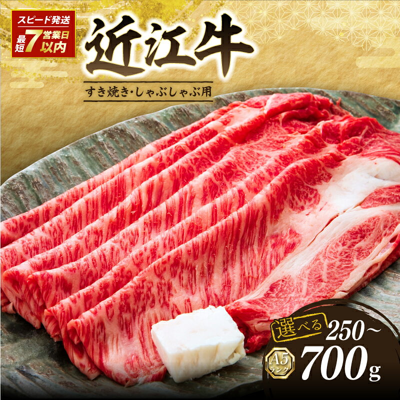 【ふるさと納税】 近江牛 A5 特上ロース すき焼き 250g ~ 700g 最短7営業日以内 特上 ロース A5ランク 近江牛 すき焼き用 近江牛すき焼き ロース 牛肉 肉 和牛 黒毛和牛 国産 ブランド牛 すきやき すき焼き肉 しゃぶしゃぶ おすすめ ギフト 滋賀 彦根