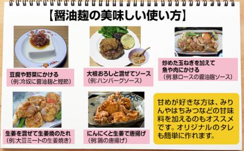 旨味を引き出す醤油麹5本セット 醤油麹 万能調味料 旨味 発酵食品 化学調味料不使用 佐賀県 佐賀県産米　陽だまり そよかぜ
