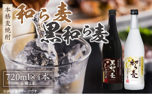 
										
										楽丸酒造 和ら麦・黒和ら麦4本セット
									