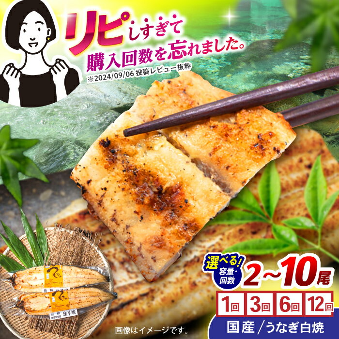 【ふるさと納税】＜諫早淡水＞うなぎ白焼き 2~10尾 / うなぎ ウナギ 鰻 unagi 白焼き 白焼 国産 冷凍 小分け / 諫早市 / 諫早淡水株式会社 [AHAT011]