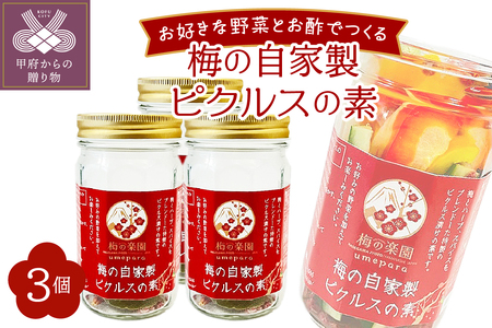 梅の自家製ピクルスの素　3個セット