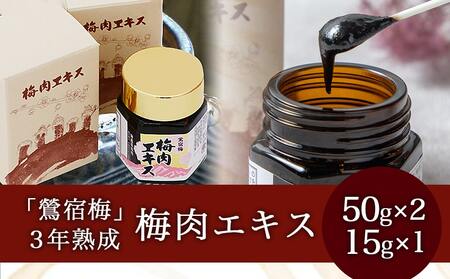 【敬老の日】徳重おばあちゃんが受け継いだ梅肉エキス115g≪9月11日～15日お届け≫_MA-4904-KG_(都城市) 梅肉エキス(50g×2/15g×1) 合計115g ミネラル成分たっぷり 梅エ