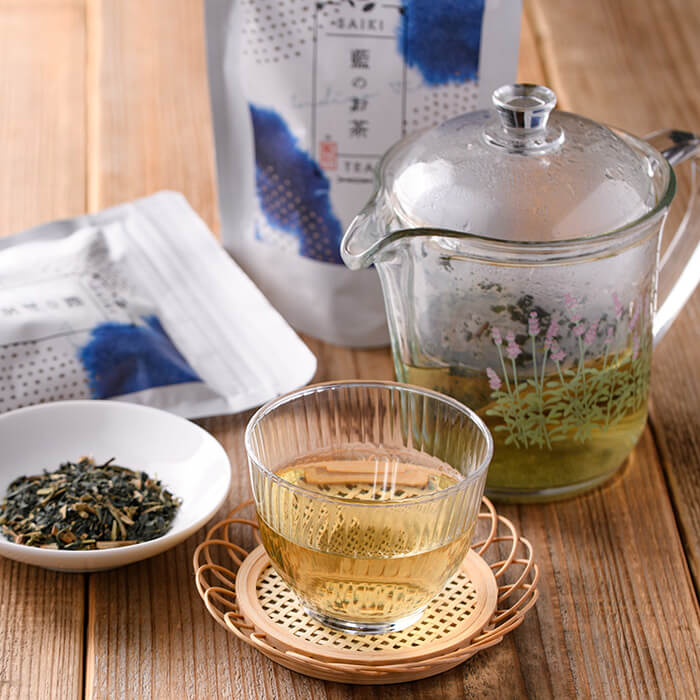 【ふるさと納税】藍のお茶 ティーパック (計60g・1.5g×20個×2袋) お茶 藍 ティーバッグ 茶 常温 飲み物 【opby016】【尺間嶽酒店】