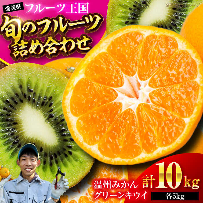 【ふるさと納税】【先行予約】【12月上旬より順次発送】 フルーツ セット 温州みかん 5kg グリーンキウイ 5kg （約40〜50玉） | 人気 おすすめ ランキング おいしい 大洲市/玉川農園[AGBC009] 20000 20000円 以上