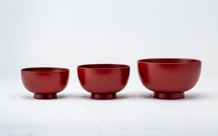 【滴生舎】浄法寺漆器 おやま椀 (中) 朱