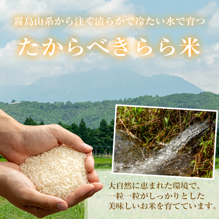 ＜先行予約受付中・2025年10月中旬より順次発送予定＞＜選べる内容量！＞たからべきらら米(10kg) 米 お米 白米【道の駅たからべきらら館】 B201 【計10kg】