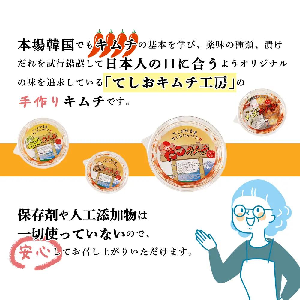 てしおキムチ工房・キムチおまかせランダム6個セット  ＜天塩の國＞