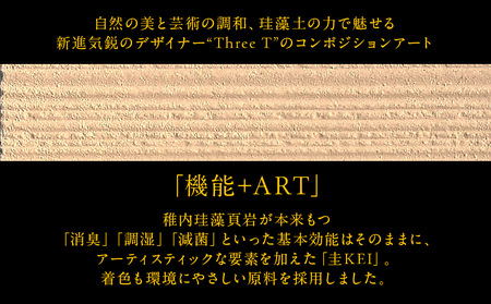 珪藻土コースター A-rto C(アールトシー) LM-CY-10BL×BK