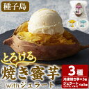 【ふるさと納税】とろける焼き蜜芋withジェラート(合計5個・3種)国産 種子島 安納芋 安納いも 芋 イモ いも 焼き芋 焼芋 やきいも お菓子 スイーツ デザート おやつ【大和通商株式会社】