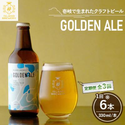 ふるさと納税 壱岐市 【毎月定期便】クラフトビール GOLDEN ALE 6本全3回