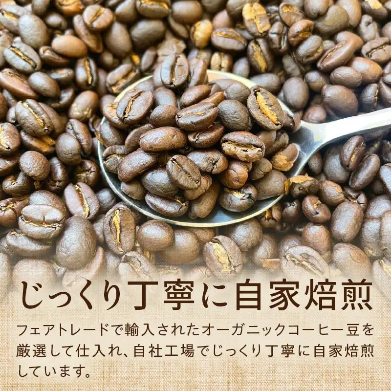 コーヒー 豆 コーヒー[オーガニックコーヒー コーヒー豆 珈琲 珈琲豆 自家焙煎 お取り寄せ ギフト 100g×6袋]