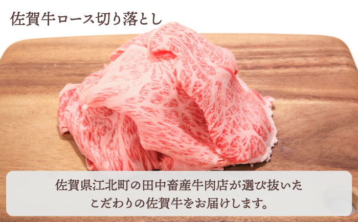 【切り落としと煮込み肉】たっぷり 佐賀牛 普段使いセット【田中畜産牛肉店】  [HBH032]