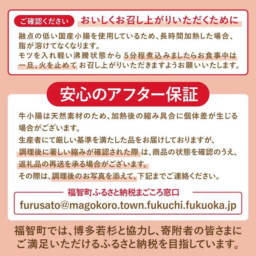 Z61-06 寄附額改定↓↓ 博多若杉 【訳あり】牛もつ鍋(2人前×10セット)あごだし醤油味 もつ鍋