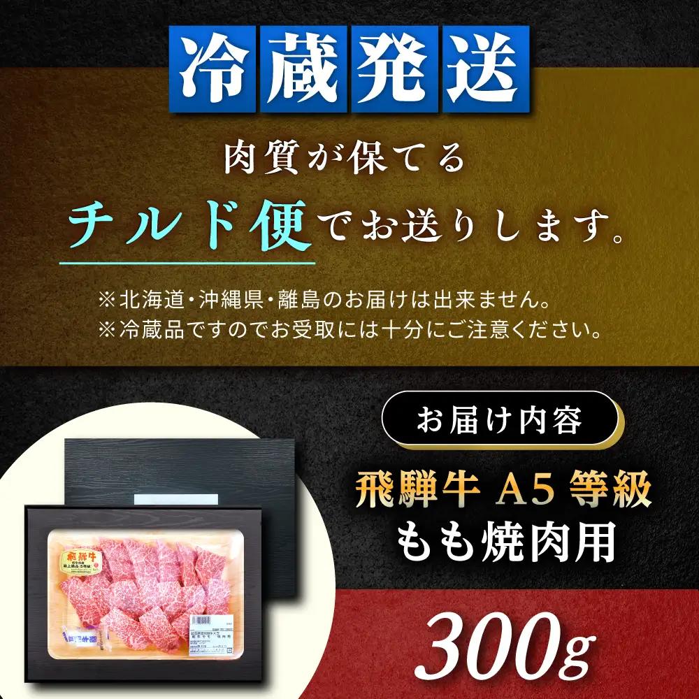 飛騨牛 A5 もも 300g  / 恵那市 / 東美濃農業協同組合 [AUFX004]