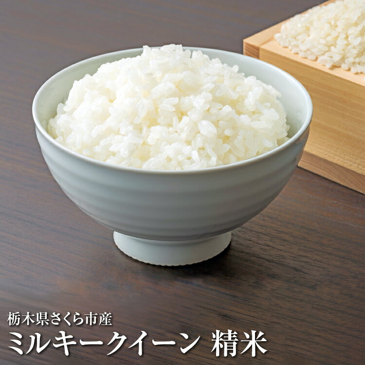 【ふるさと納税】＼選べる内容量／令和7年度　栃木県さくら市産ミルキークイーン｜米　白米　コメ　こめ　菜っ葉館※2025年11月上旬頃から順次発送予定