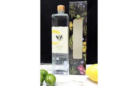 【 クラフト ジン 】 JAPANESE CRAFT GIN 「 WA YUZU」 ( 720ml ｘ 1本) さくらブルワリー 岩手県 北上市 D0266 国産 クラフトジン 柚子 ユズ 風味 北限